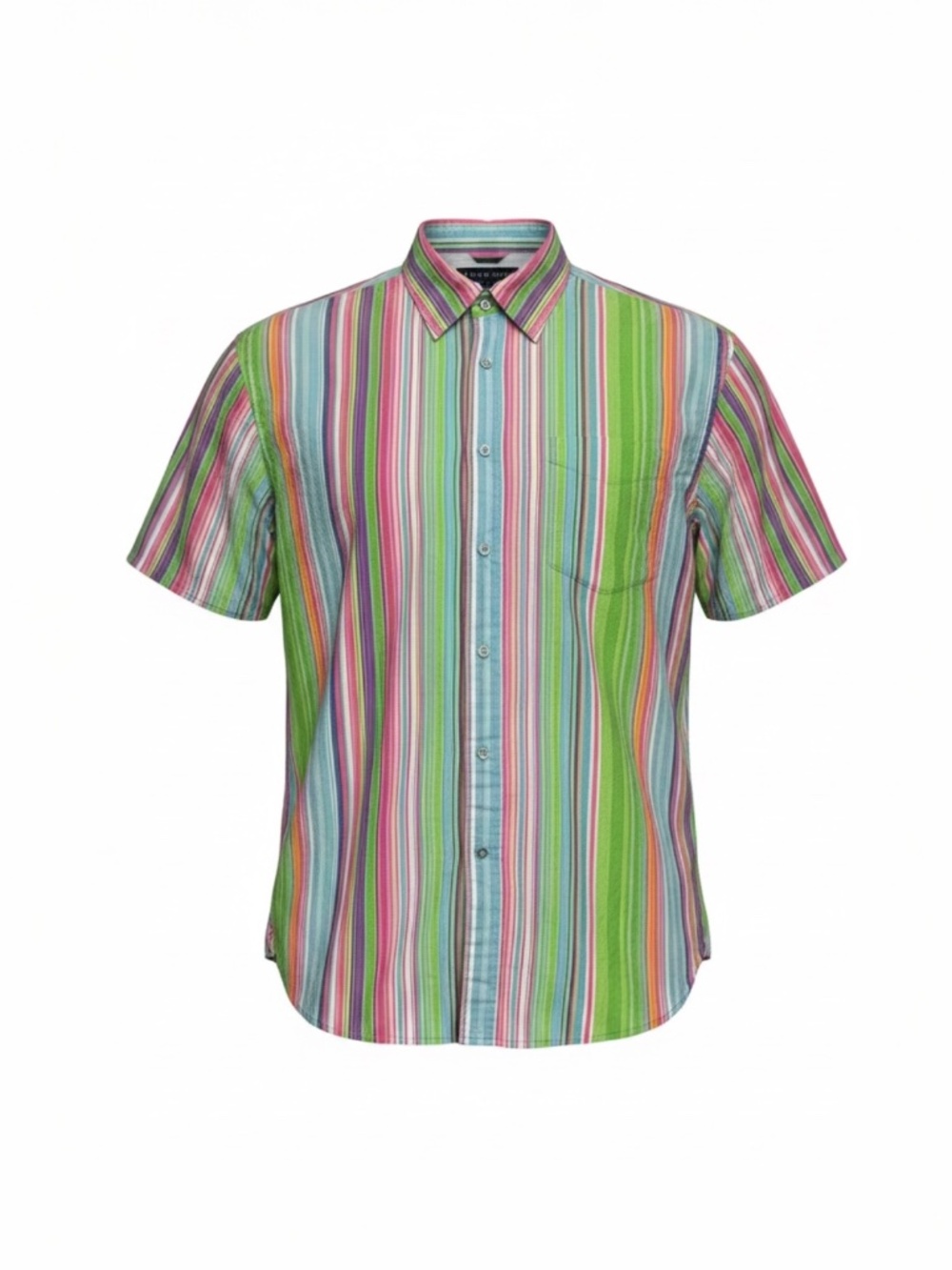 Tommy Hilfiger 1990's SS Stripe Button Down
